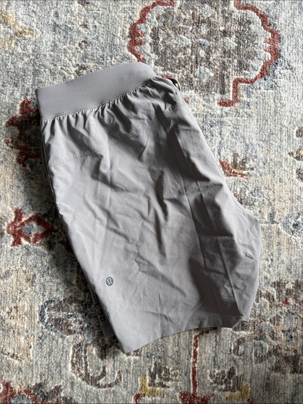 lululemon athletica Men's Light Gray Athletic Shorts 5” unlined